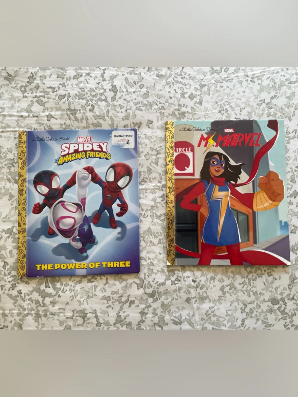 Marvel Kids Books Set - Blue Red Yellow Purple White